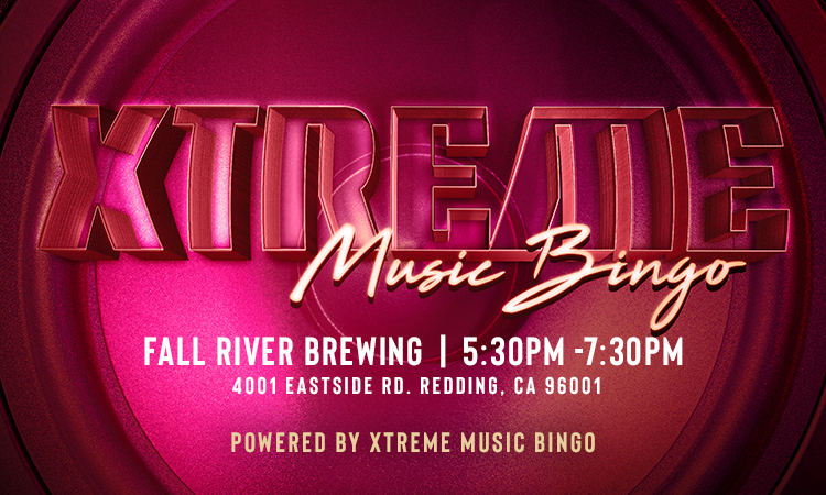Xtreme Music Bingo at Fall River Brewing Co. Brewery in Redding